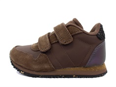 Woden Kids sneaker Nor suede chestnut